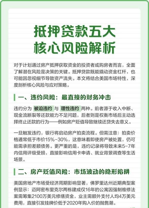 严重违法企业法人抵押贷款的风险与监管