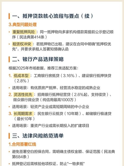 企业经营贷款，抵押物的重要性及相关要点