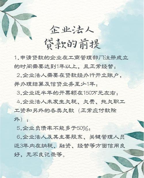 只有企业法人才能做抵押贷款