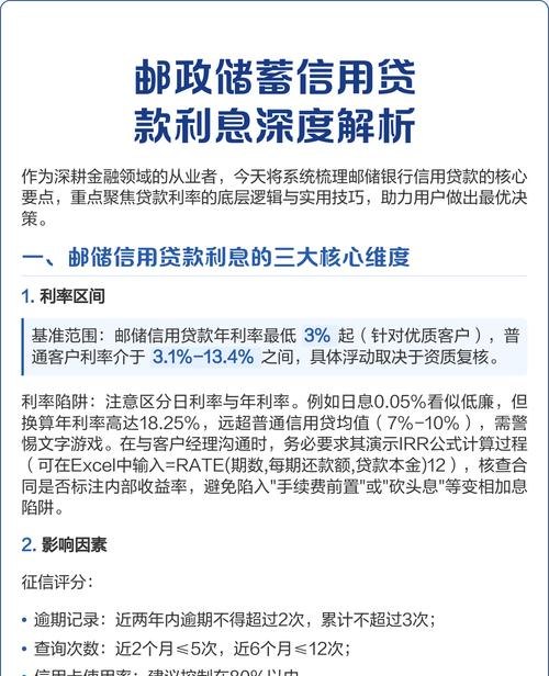 企业无抵押贷款的利息,影响因素与决策要点