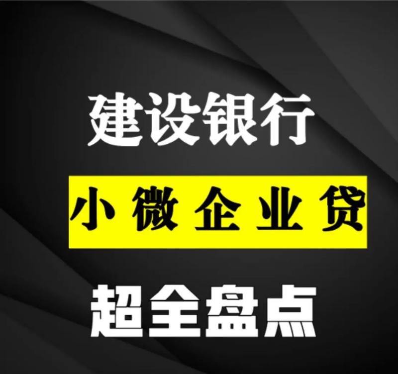 中国建设银行小微企业信用贷款，助力小微企业发展的重要金融工具