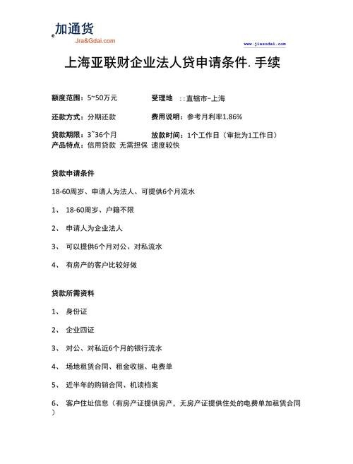 企业法人抵押贷款要求解析