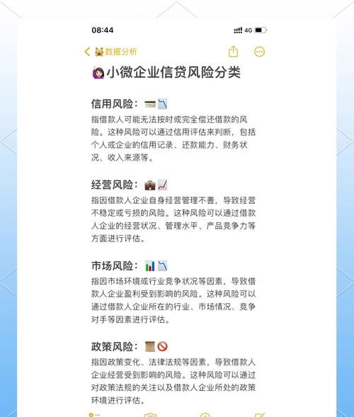 小微企业贷款风险分析
