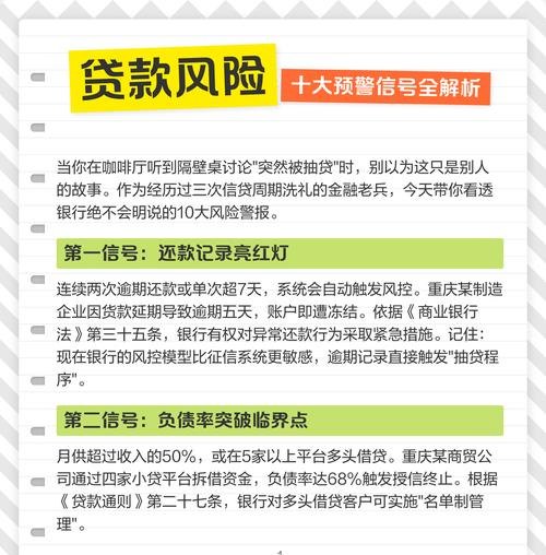 企业银行贷款资金风险及防范措施